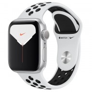 Умные часы Apple Watch Series 5 GPS 44mm Aluminum Case with Nike Sport Band Silver/Platinum/Black - esmart66.ru - Интернет-магазин цифровой техники | Екатеринбург