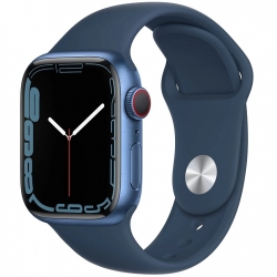 Умные часы Apple Watch Series 7 GPS 41mm Aluminium with Sport Band, Abyss Blue - esmart66.ru - Интернет-магазин цифровой техники | Екатеринбург