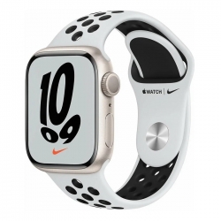 Умные часы Apple Watch Series 7 41 мм Aluminium Case, сияющая звезда/чистая платина/черный - esmart66.ru - Интернет-магазин цифровой техники | Екатеринбург